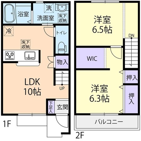 ルーラル　神峰の物件間取画像